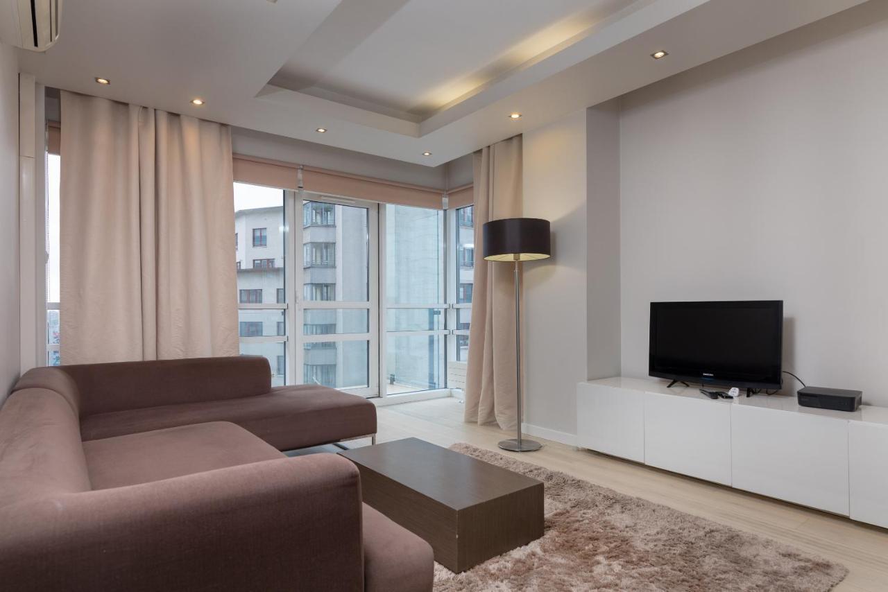 Grzybowska Platinum Apartment Tower A ワルシャワ エクステリア 写真